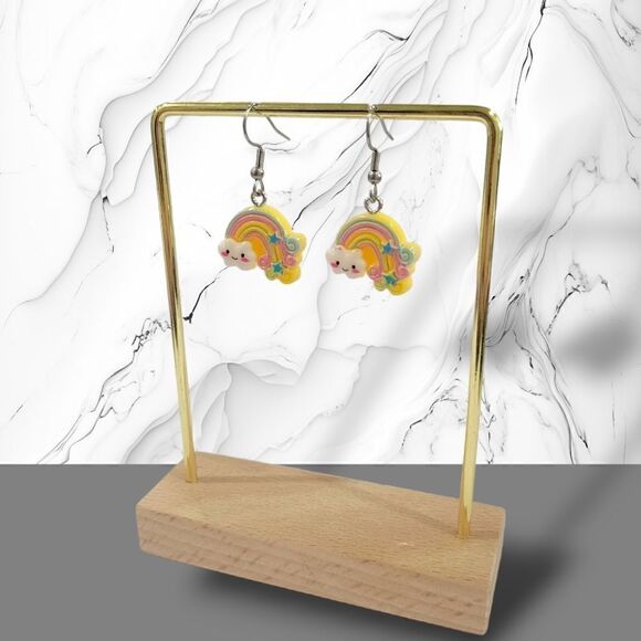 🌈Smiling Rainbow Earrings🌈(2-A010-E)-Jewelry for Women - Picture 5 of 6